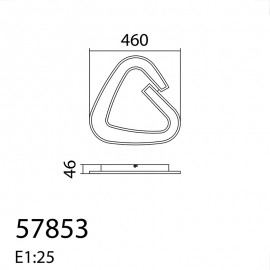 Mdc Plafon Leni Mw Led 35W Diam. 460Mm Cct-Rc 5-7853-81-02