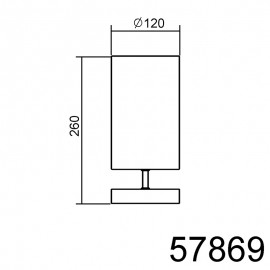 Mdc Lm Sunny Medalla E14 Ivory Shade Touch 5-7869-43-04