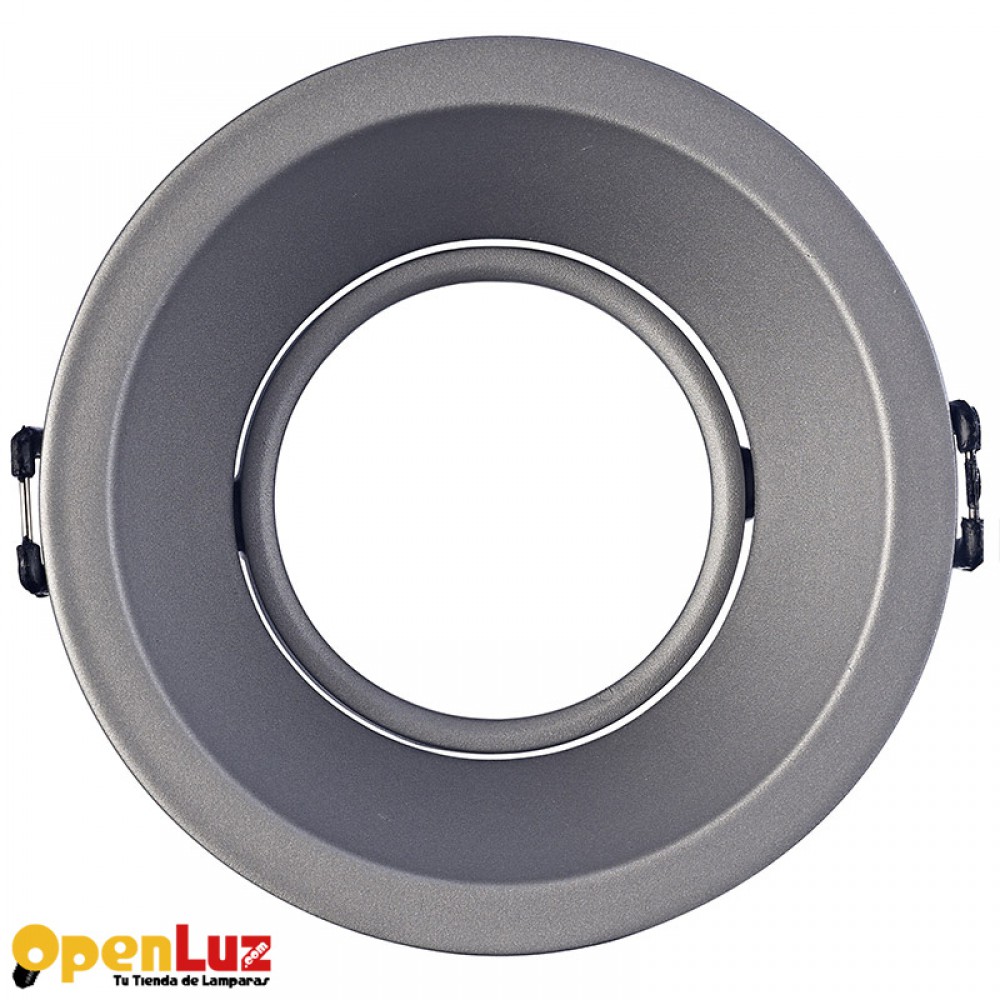 Empotrable COMFORT GU10 Redondo Plata C0161