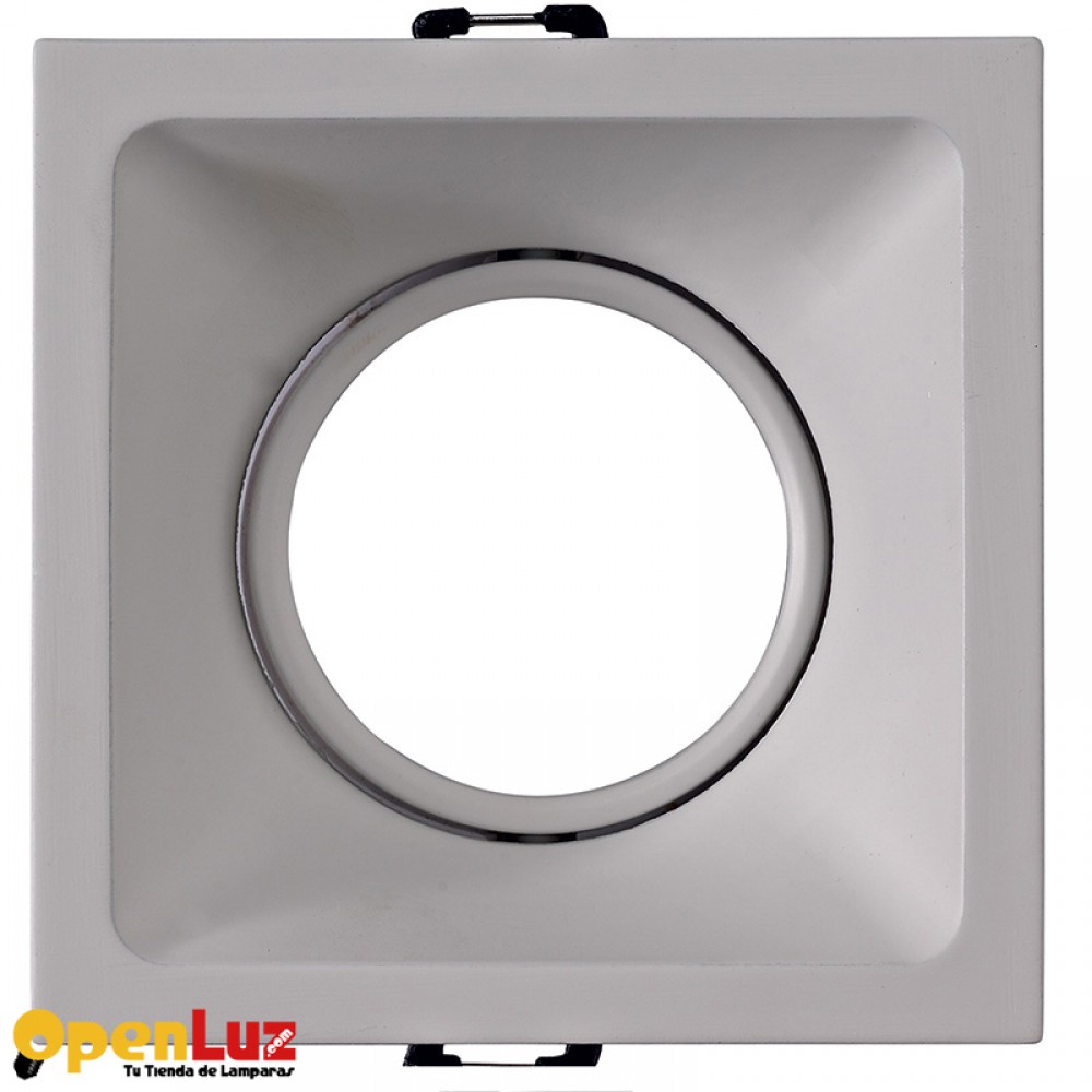 Empotrable COMFORT GU10 Cuadrado Blanco C0162