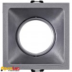 Empotrable COMFORT GU10 Cuadrado Plata C0163